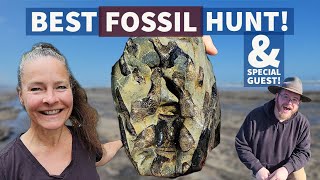 Fossil and Agate Beach Hunt Rockhounding the Oregon Coast; Best Finds, Special Guest, 100th Video!
