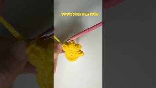 Popcorn Stitch, In The Round #crochet #crochettutorial #crochetideas #crochetstitch #crochetpatterns