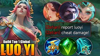 Global Luo Yi Perfect Gameplay Vs Meta Heroes!! | Luoyi Best Build & Emblem 2026 | MLBB