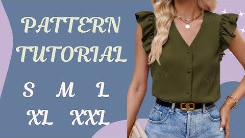 SIMPLE TUTORIAL OF BLOUSE SEWING  PATTERN / beginners friendly #blouse #tutorial #pattern