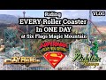 Riding EVERY Roller Coaster In ONE DAY at Six Flags Magic Mountain | VLOG [10/18/21]