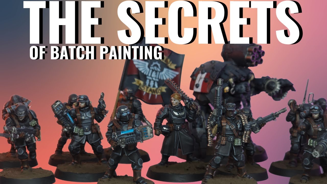 The SECRETS of Batch Painting - get your Minis DONE!