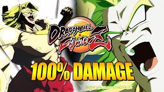 BREAKING BROLY'S DAMAGE BARRIER: 100% Solo Damage & Combo Guide - DragonBall FighterZ