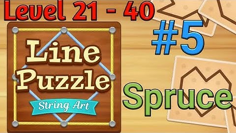 Line Puzzle: String Art [Level 21-40] [ Spruce ]