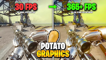 Hoe krijg je aardappelgraphics in COD Warzone PC! (Max. FPS + 0 invoervertraging) Het beste voor ...