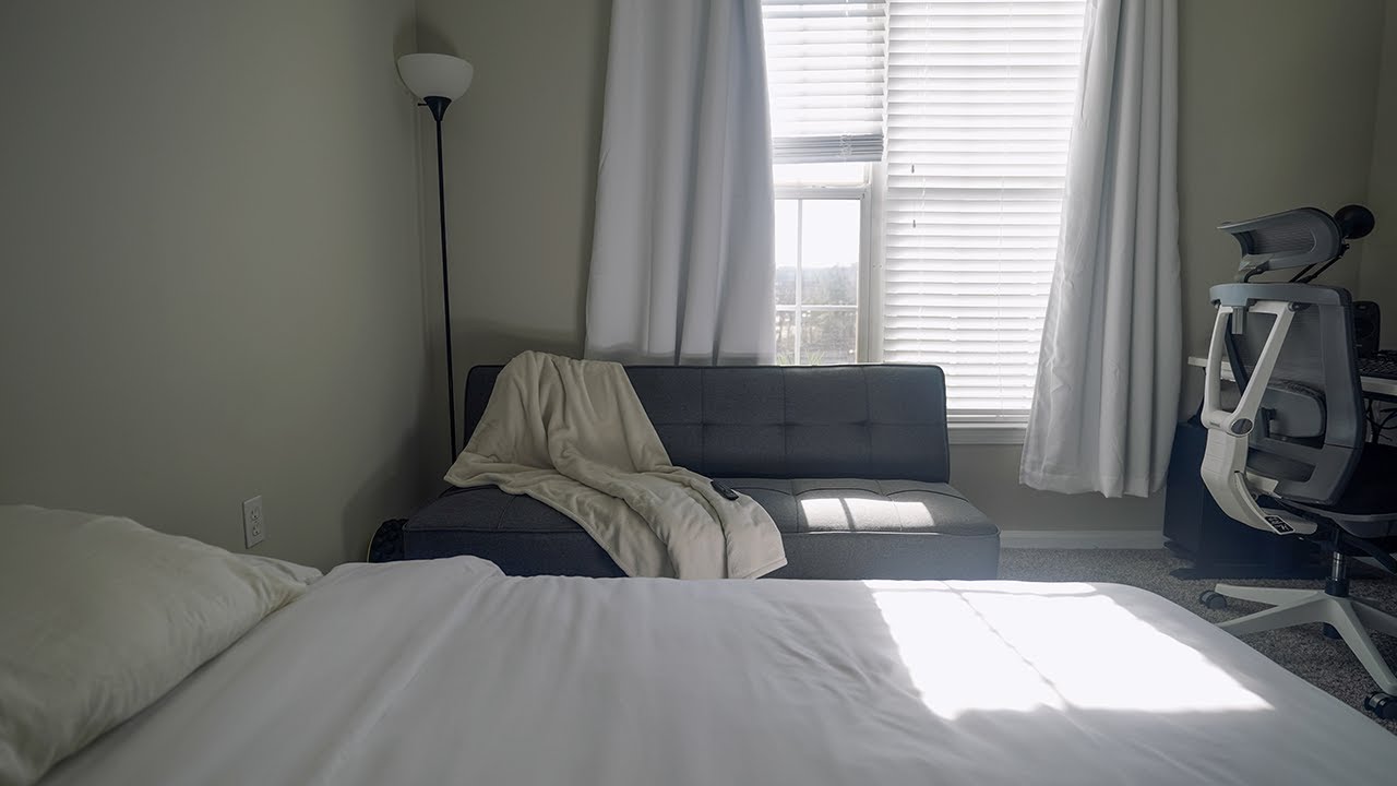 Minimalist Bedroom Tour | silent & relaxing (2021)