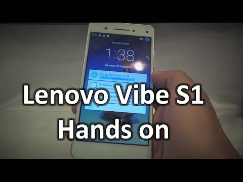 Lenovo Vibe S1 Hands on Review