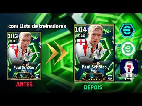 🔝 SCHOLES 104 OVER | Treino Secreto Nível Máximo | eFootball 2026