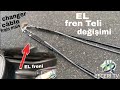 EL freni teli nasıl değiştirilir Comment remplacer fil de frein  How to replace brake wire BECERİ TV