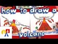 How To Draw A Volcano