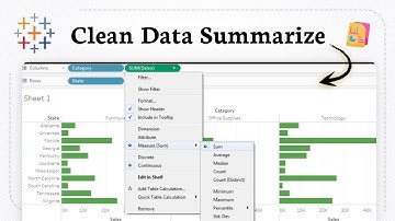 Aggregatie in Tableau wijzigen (metrische stijl)