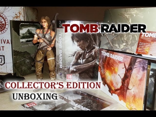 Tomb Raider (2013) Collector's Edition Unboxing (PS3) HD 720P - YouTube
