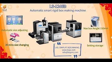 150 High box testing Automatic intelligent rigid box making machine