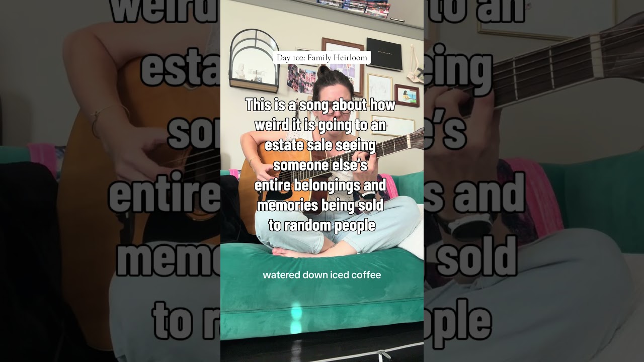 Day 102/365: Family Heirloom🏠  #songwriter #songaday #acoustic #folk #indiefolk #folkpop