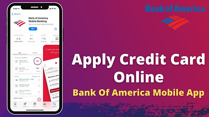 Bank of america credit card application phone number