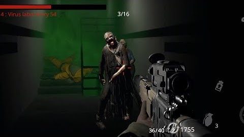 Zombie City:Shooting Survival - Gameplay Walkthrough Part 4 - VIRUS LABROTARY(Android)