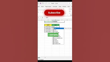 Day extract easy tick #excelforbeginners #excel #excelshortcuts #exceltips #exceltricks #shortcut