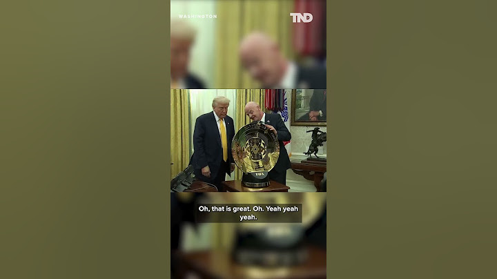 Trump & FIFA president unveil Club World Cup trophy