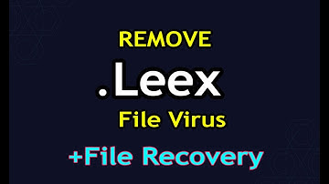 Leex File Virus Ransomware [.Leex] Removal and Decrypt