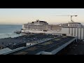 MSC Virtuosa being moved to other dock / float-out / Chantiers de l'Atlantique/ Saint Nazaire