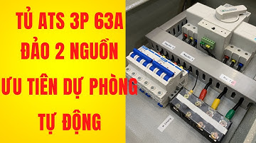 Tủ ATS 3pha 63A tự động chuyển nguồn Ưu tiên - Dự phòng | Cơ Điện DITICO