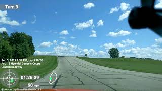 Grattan Raceway HPDE Track Day 2013 Hyundai Genesis Couple 3.8 Rspec