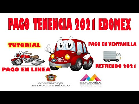 PAGO DE #TENENCIA Y #REFERENDO 2021 #EDOMEX. #TUTORIAL