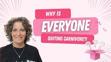 Everyone is quiting carnivore?!