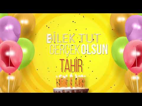 İyi ki doğdun TAHİR- İsme Özel Doğum Günü Şarkısı (FULL VERSİYON)