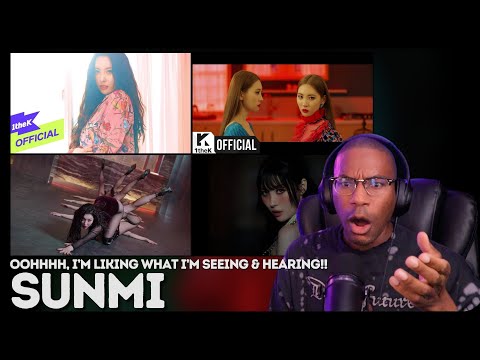 SUNMI | 'Gashina', 'Siren', 'Tail', 'Stranger' MV REACTION | I'm liking her vibe ALOT!!