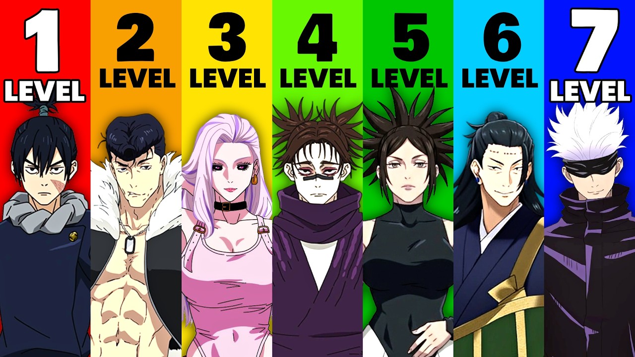 7 Levels Of Cursed Technique In JJK