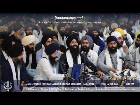 080 Bhai Parminder Singh Jee Australia - Thursday PM - Toronto July 2026 Annual Akhand Keertan