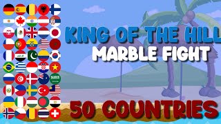 50 COUNTRIES King Of The Hill Marble fight Summer edition