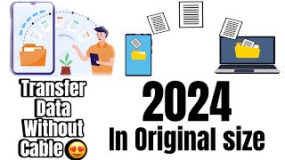 How to transfer data from every phone to pc or pc to mobile | New Trick 2024 |