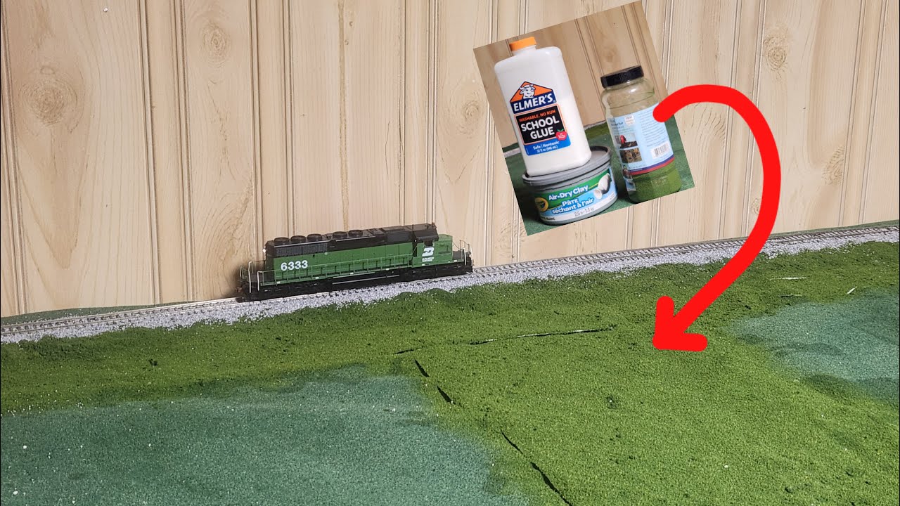 Using Paper Mache on my Layout! - YouTube