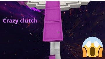 the craziest clutch in bedwars.. #shorts