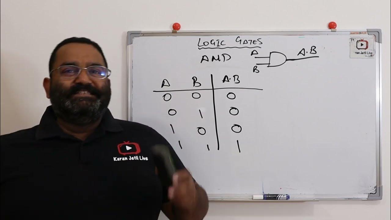 Basic logic gates explained with example - YouTube