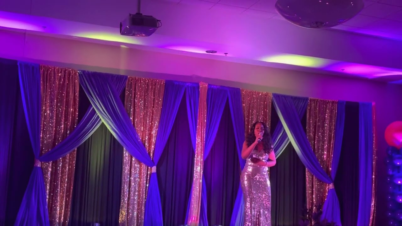 Simone Bryant Singing Glory at the Miss Benedict College Pageant 2022