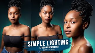 Studio lighting for portrait photography with 3 lights / Off camera flash Tutorial