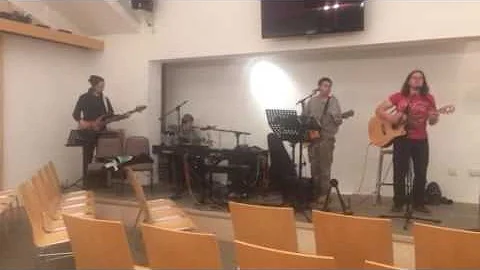 The Messengers live band practice.