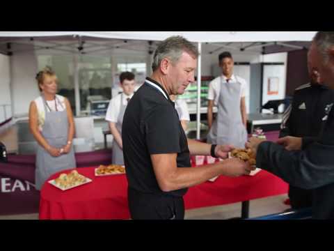 Bryan Robson visits Dean Trust Wigan to launch the partnership with Manchester United Foundation