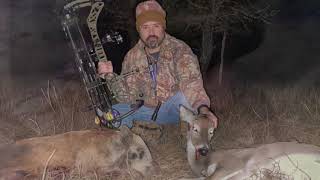 BOWHUNTING—Whitetail Doe and Hog Killed with MATHEWS VXR 31.5!!