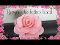 ROSA DE FELTRO FÁCIL - Passo a Passo - DIY