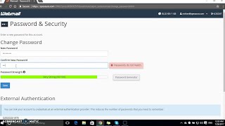 How to Changing your Webmail Password