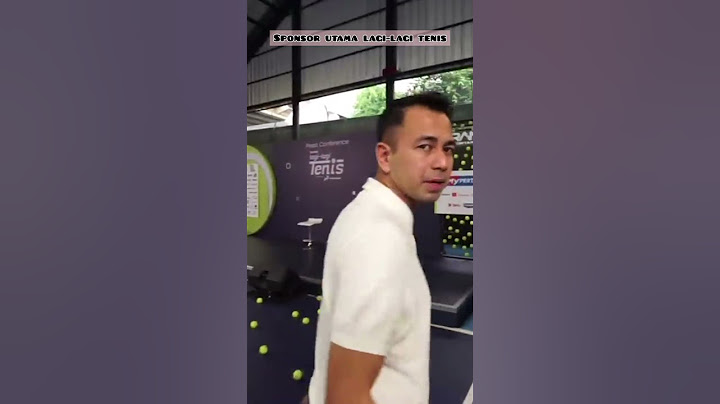 raffi: sponsor utama lagi-lagi tenis