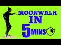 HOW TO MOONWALK IN 5 MINS#EASIER WAY