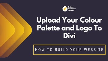 06 Upload Your Colour Palette and Logo To Divi