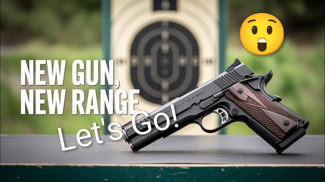 💣 Breaking In the New Range with a Beast — Springfield 1911 .45!