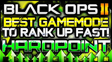 Black Ops 2 | BEST Gamemode to Rank Up FAST! - Hardpoint Strategy (BO2 How to Level Up Fast)