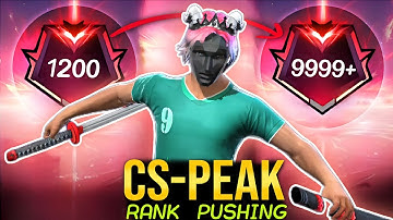 CS - Peak : Top 1 Region Push 🥵🥇For Non-stop 6 Hours | Cs Peak New Season ✅ #garenafreefire